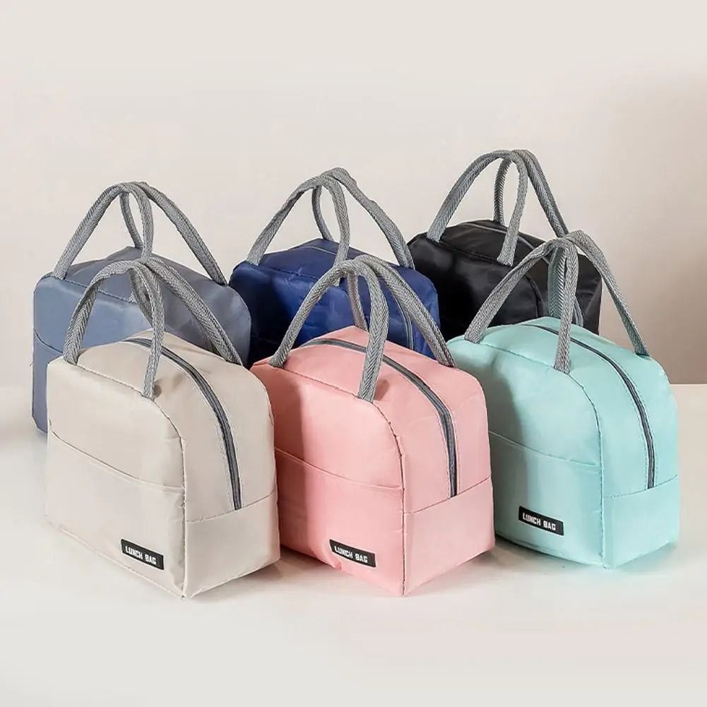 Oxford Cloth Insulated Lunch Bag With Leakproof Aluminum Lining 3