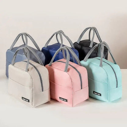 Oxford Cloth Insulated Lunch Bag With Leakproof Aluminum Lining 3