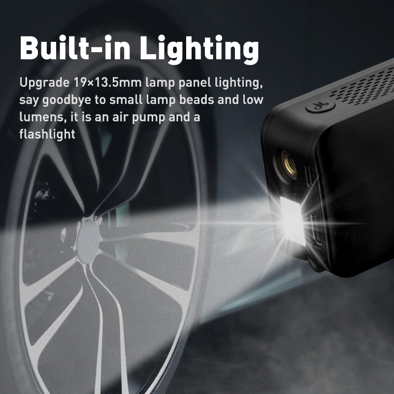 Portable Cordless Air Pump Tire Inflator Rechargeable Digital Compressor For Car Motorcycle Bicycle 3
