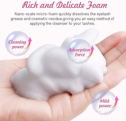 Eyelid Deep Clean Cleanser Lanthome Eyelash Extension Shampoo Foam Makeup Tools Mascara Remover Sal 1