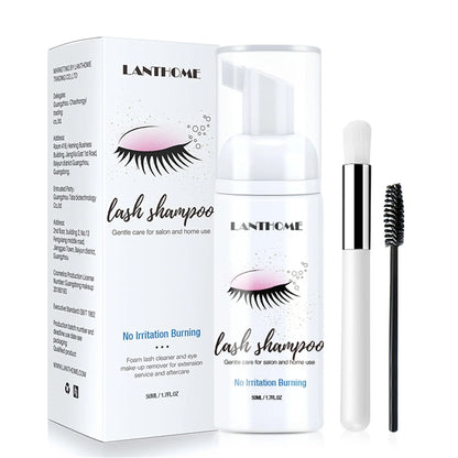 Eyelid Deep Clean Cleanser Lanthome Eyelash Extension Shampoo Foam Makeup Tools Mascara Remover Sal 5