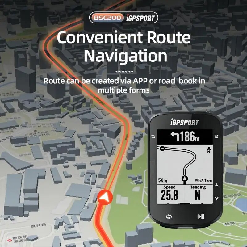Cycling Odometer GPS Computer Wireless Speedometer ANT Bluetooth Bike Navigation Accessories 2