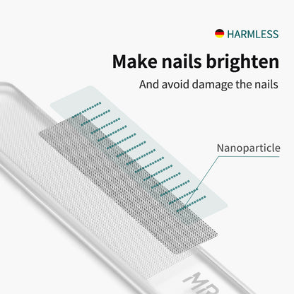 Professional Nano Glass Nail File Washable Manicure Art Tool Polishing Buffer For Shiny Healthy Nai 2