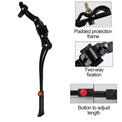 Adjustable Aluminum Road Bike Kickstand Rear Side Support For Mountain Bicycle 4
