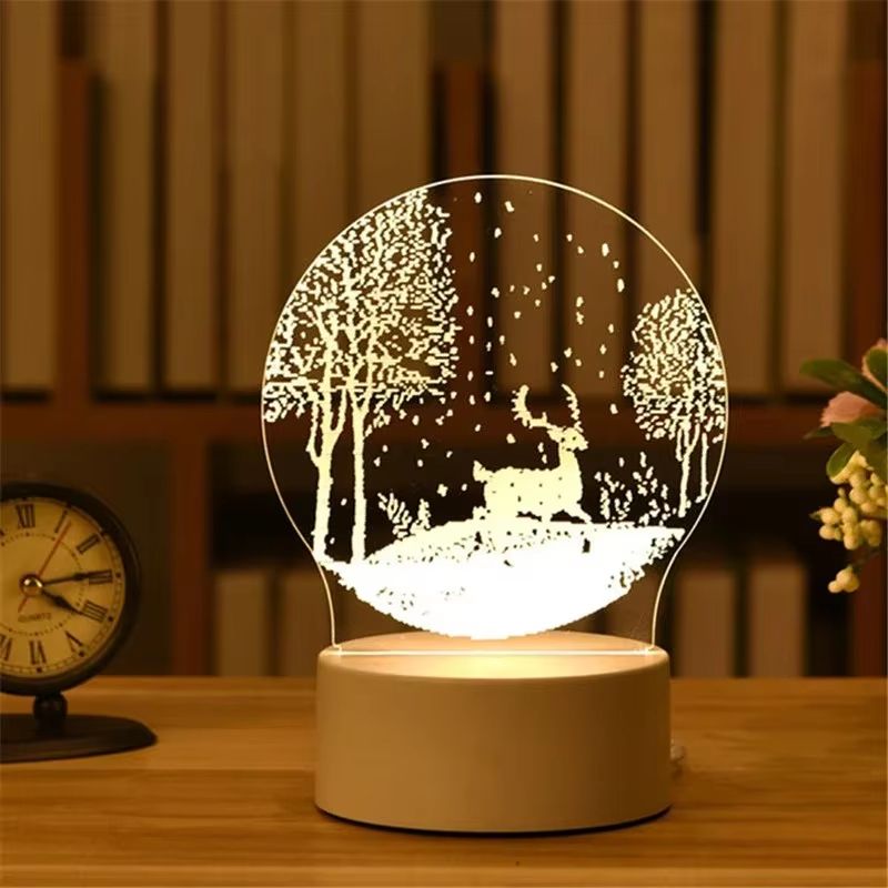 3D Visual Illusion LED Desk Lamp  Creative Night Light Gift For Kids 13
