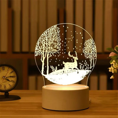 3D Visual Illusion LED Desk Lamp  Creative Night Light Gift For Kids 13