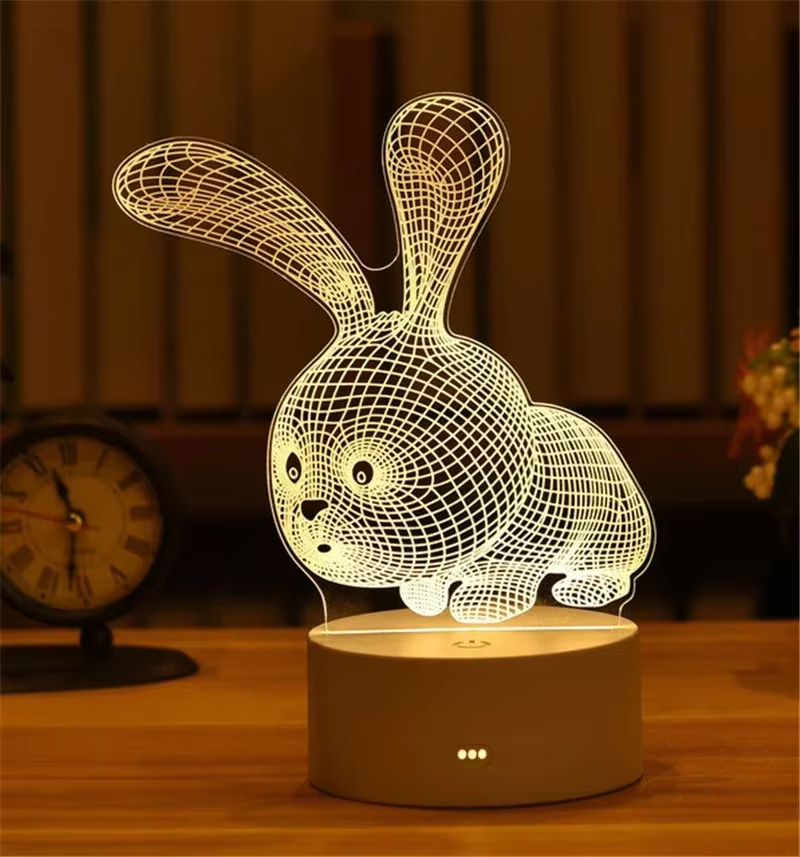 3D Visual Illusion LED Desk Lamp  Creative Night Light Gift For Kids 15