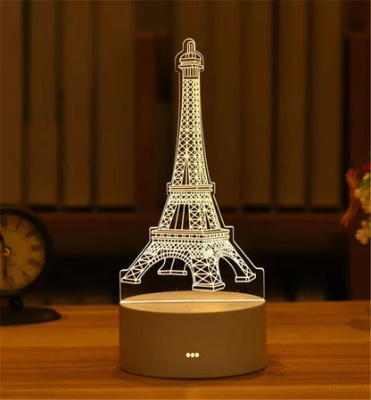 3D Visual Illusion LED Desk Lamp  Creative Night Light Gift For Kids 19