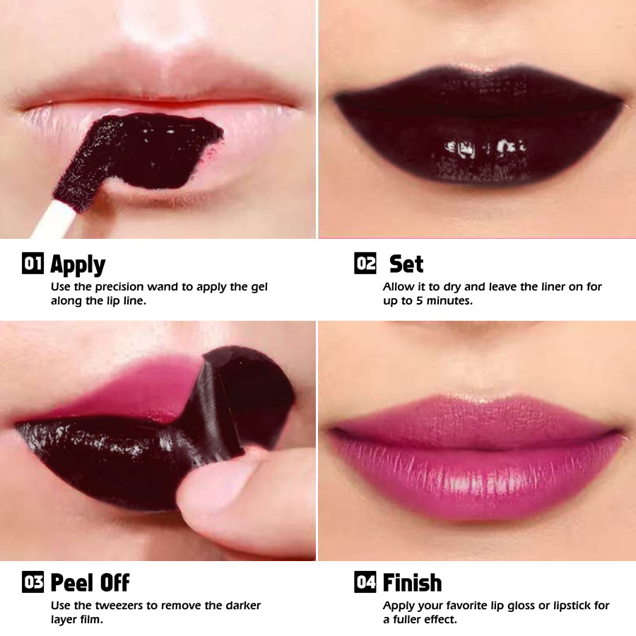 Long Lasting Peel Off Lip Stain Waterproof Pink Lip Tint Nonstick Cup Natural Makeup Lip Gloss Tran 2