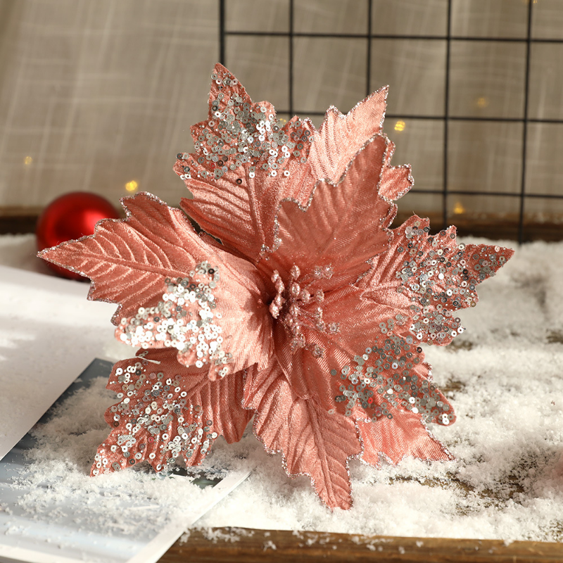 Wedding Decorations Christmas Artificial Flowers Home Decor Navidad New Year Tree Decorations Dried 6