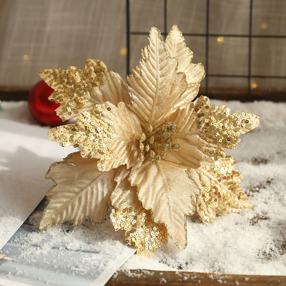 Wedding Decorations Christmas Artificial Flowers Home Decor Navidad New Year Tree Decorations Dried 11