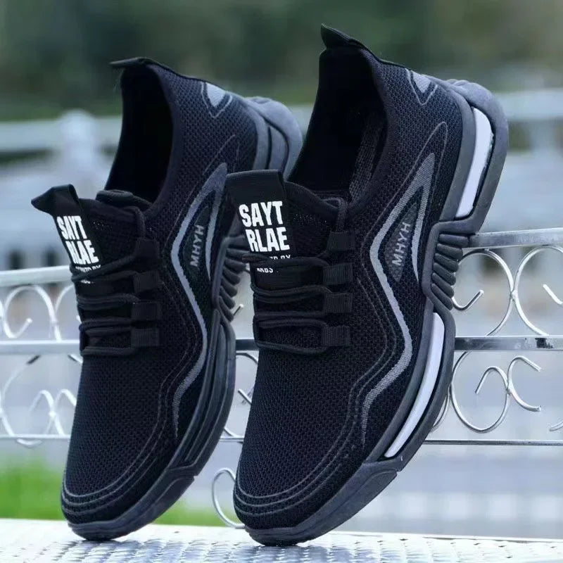 Fashion Sneakers For Men Slip On Breathable Sport Running Shoes Non Slip Training Walking Tennis Sh
