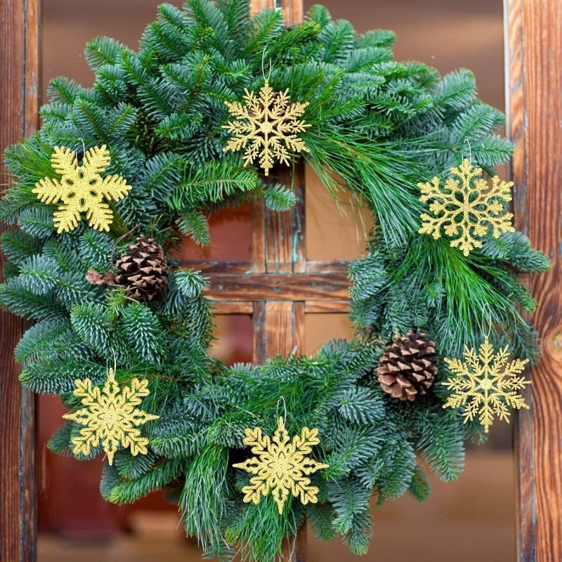 Christmas Paper Snowflake Hanging Decor, Tree Pendant Ornaments, Home Room Decoration, New Year Gifts Accessory