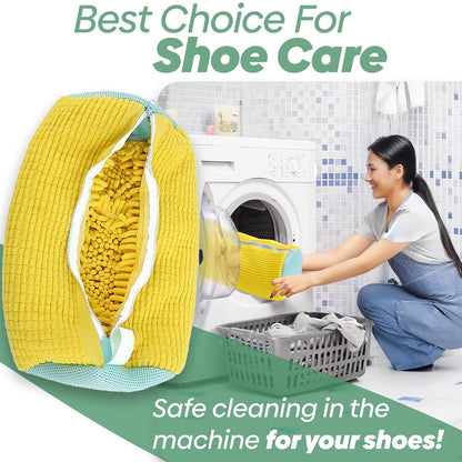 Sneaker Cleaning, Reusable Shoe Washing Bag, Laundry Shoe Bag For Washer Dryer, Shoe Washing Machine