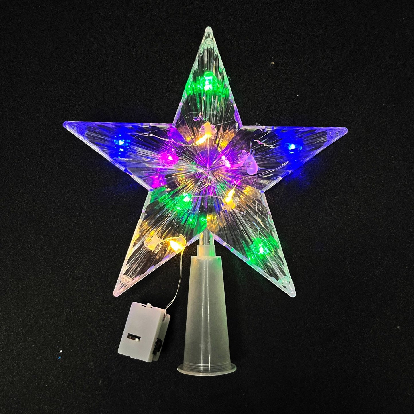 Christmas Glowing Star Ornament Hanging Tree Pendant Festive Home Room Decor Navidad New Year Gifts 7