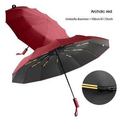 Reinforced 24 Bone Wind Resistant Umbrella For Men And Women 9