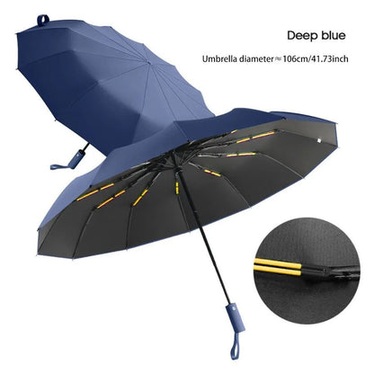 Reinforced 24 Bone Wind Resistant Umbrella For Men And Women 10