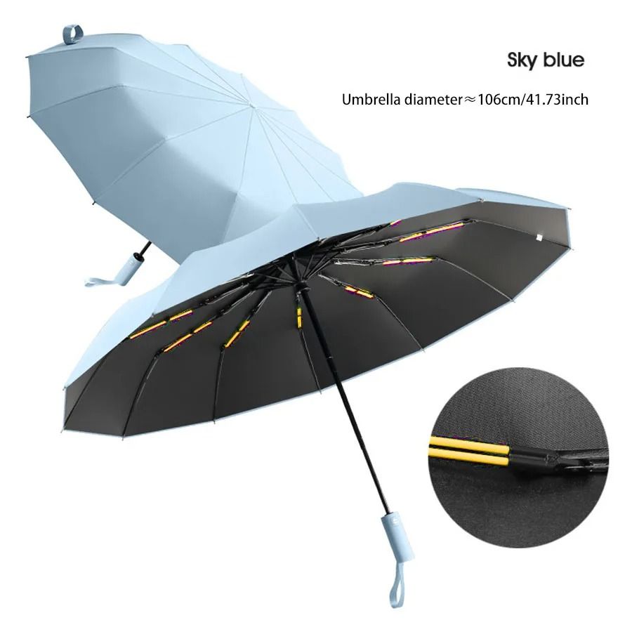 Reinforced 24 Bone Wind Resistant Umbrella For Men And Women 12