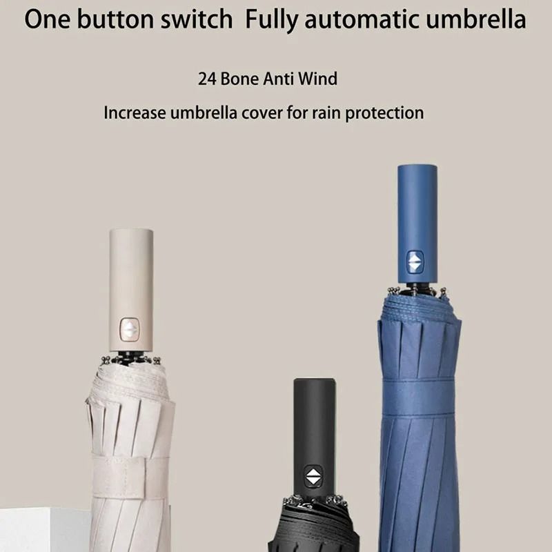Reinforced 24 Bone Wind Resistant Umbrella For Men And Women 3