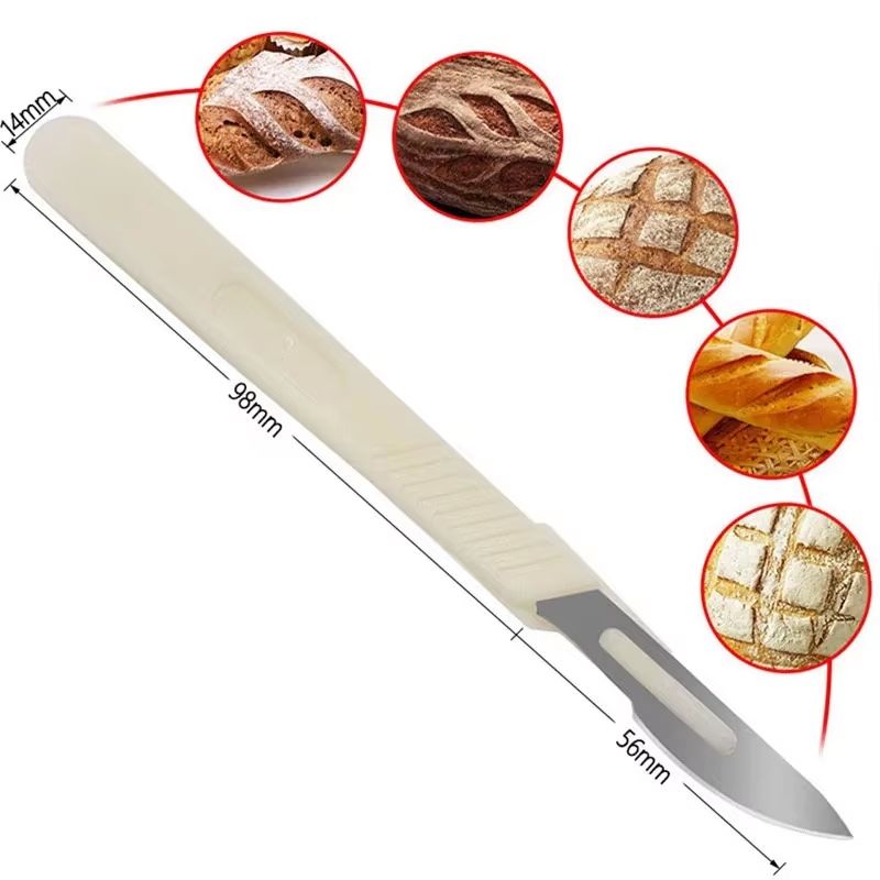 Patterned Bread Carving Knife  FrenchStyle Bread Cutter  Baking Accessory 3