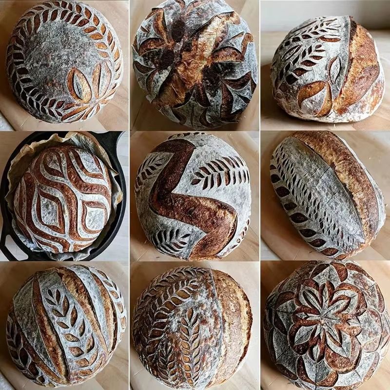 Patterned Bread Carving Knife  FrenchStyle Bread Cutter  Baking Accessory 4