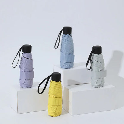 Ultralight Mini Pocket Windproof Folding Umbrella For Travel And Outdoor Use 4