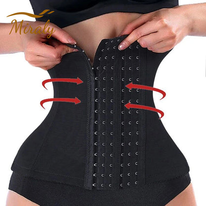 Women Tummy Control Belly Cincher, Slimming Waist Trainer Belt, Body Shaper Fat Compression Strap Girdles Firm Corset