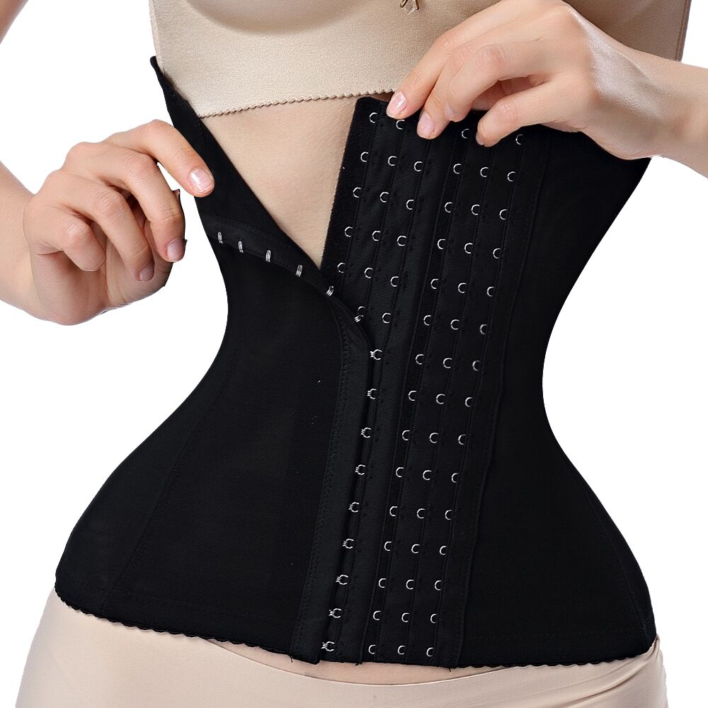 Women Tummy Control Belly Cincher Slimming Waist Trainer Belt Body Shaper Fat Compression Strap Gir 6