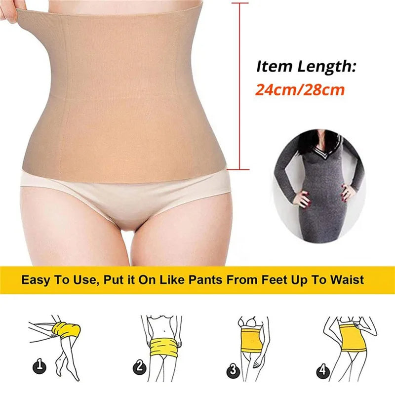 Belly Reducing Belts For Women Waist Trainer Body Shaper Girdle High Compression Shapewear Lose Wei 3