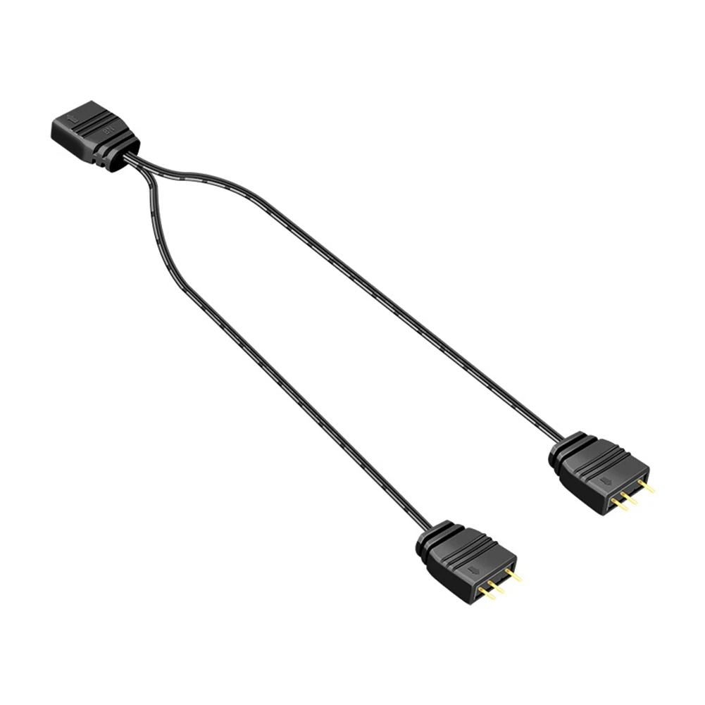 ARGB Chassis Fan Splitter 5V 3PIN Connector 1 To 234 Motherboard Extension Cable 12