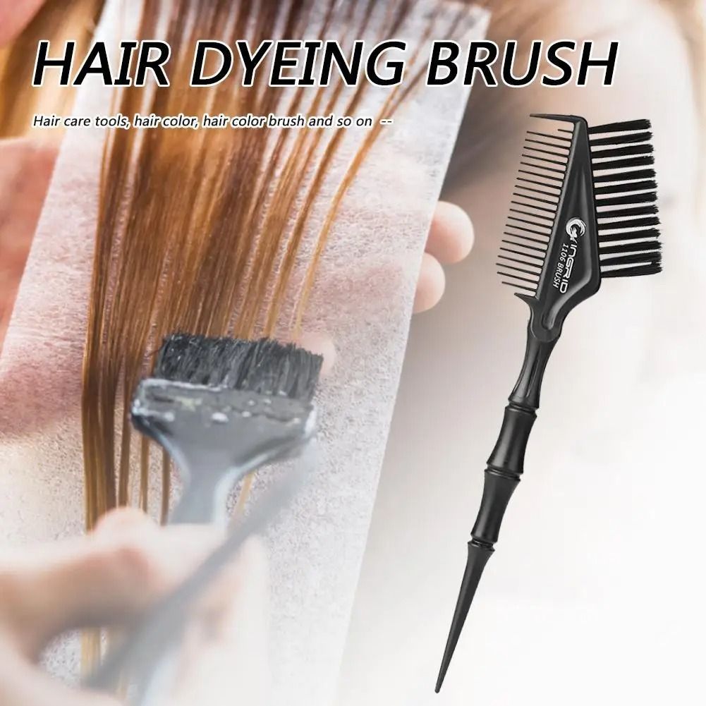 Hair Brush Hairdressing Hair Dye Comb Professional Barber Tinting Highlighting Tool 2