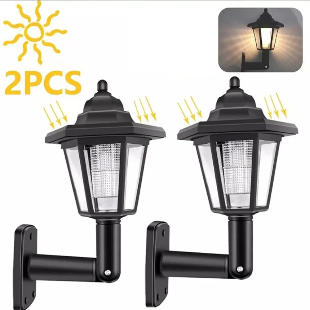 Garden Lights Outdoor Solar Street Light Wall Light Fixture For Outdoor Garden Decoration 9