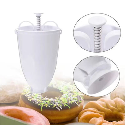 DIY Donut Maker Dispenser  Creative Pastry  Baking Mold Tool 4
