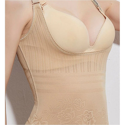 Slimming Bodysuit Women Body Shaper Tummy Control Waist Trainer Shapewear Underbust Corset Underwea 2