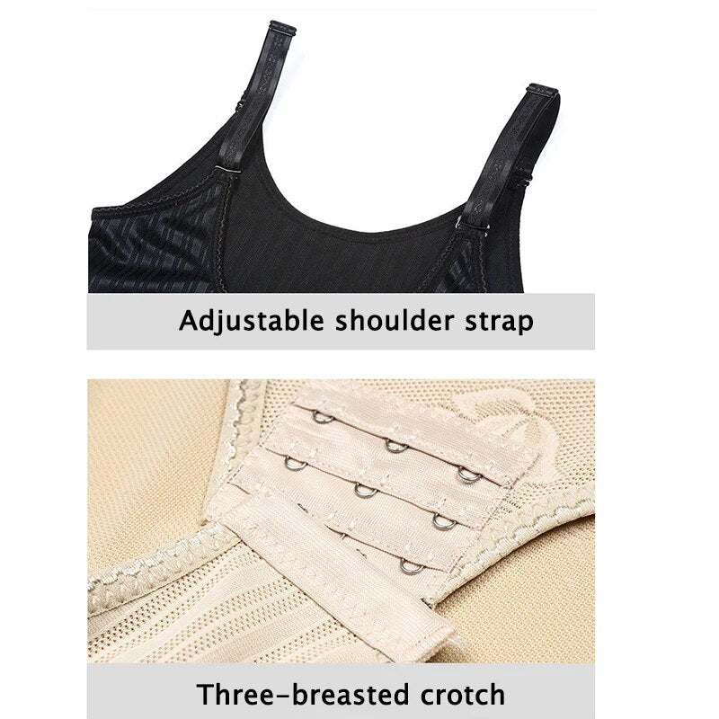 Slimming Bodysuit Women Body Shaper Tummy Control Waist Trainer Shapewear Underbust Corset Underwea 3