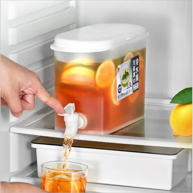 35 L Refrigerator Cold Water Bottle With Faucet Large Home Ice Water Bucket 1