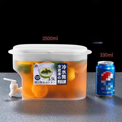 35 L Refrigerator Cold Water Bottle With Faucet Large Home Ice Water Bucket 3