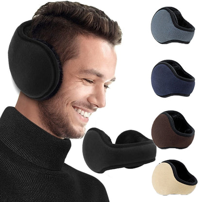 Velvet Ear Muffs Winter Unisex, Thicken Warm Fur Earmuffs, Plush Ear Cover, Ski Cycling Outdoor Ear Protector