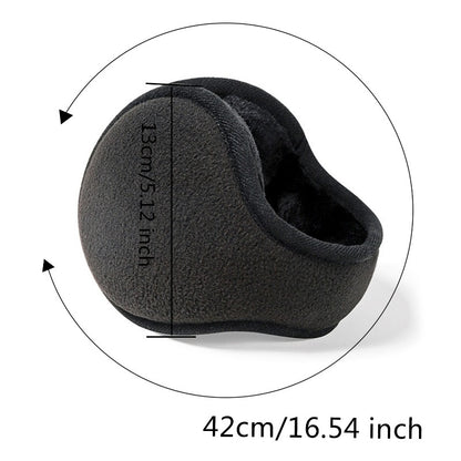 Velvet Ear Muffs Winter Unisex, Thicken Warm Fur Earmuffs, Plush Ear Cover, Ski Cycling Outdoor Ear Protector