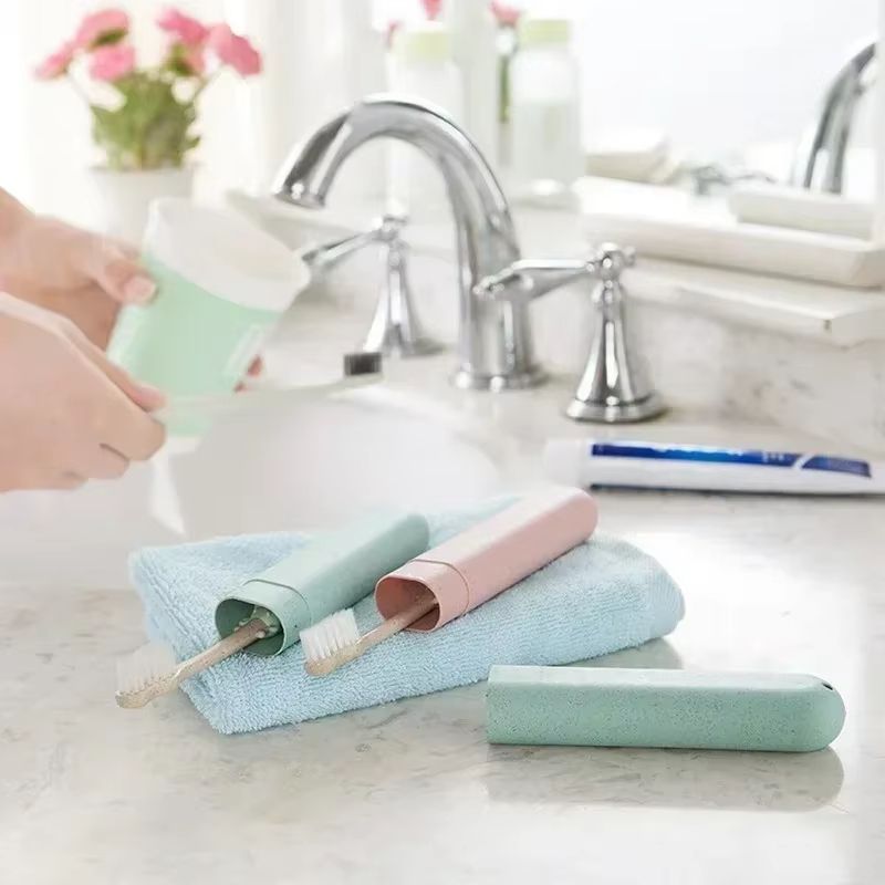 TravelSafe DustProof Toothbrush Storage Box  Portable Bathroom Holder  Case 1
