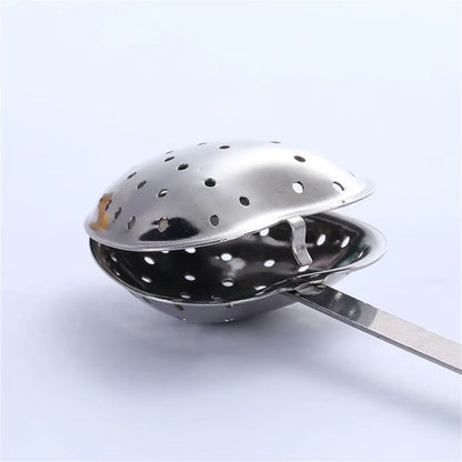 HeartCharm Stainless Steel Tea Strainer  Fine Mesh Heart Shaped Tea Infuser For Loose Leaf 4