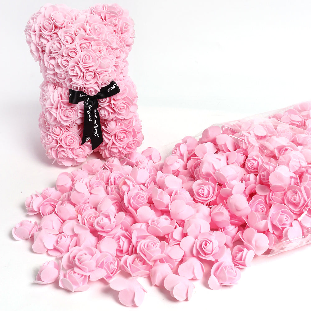 Artificial Rose Flowers Fake Flower Head For Home Room Decor Party Wedding Marriage Decoration Accessory