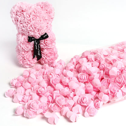 Artificial Rose Flowers Fake Flower Head For Home Room Decor Party Wedding Marriage Decoration Accessory