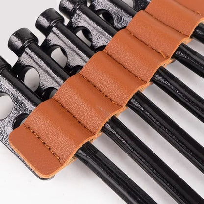 ProGear Tent Stakes Storage Bag  8 Hole PU Leather Organizer For Tent Pegs 4