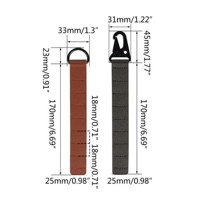ProGear Tent Stakes Storage Bag  8 Hole PU Leather Organizer For Tent Pegs 5