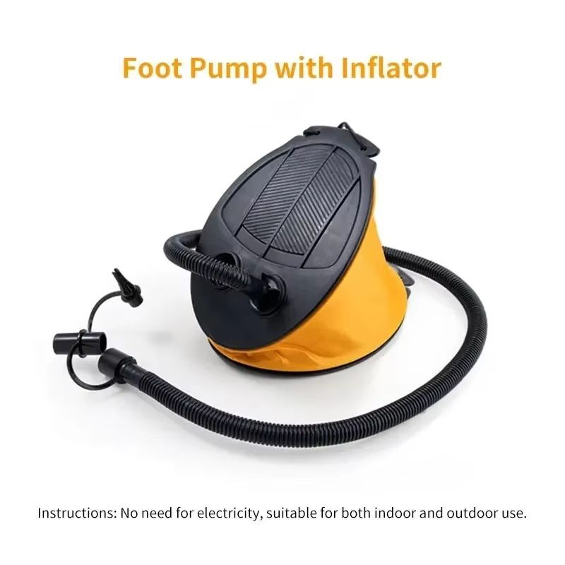 All In One Foot Air Pump For Inflatables  Inflator For Camping Mat Air Mattress Boat And Float 1