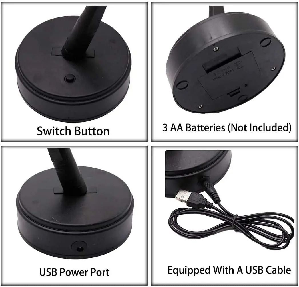 Cherry Blossom LED Bonsai Tree Lamp  USB Or Battery Powered Touch Switch Warm White Light For Home  5