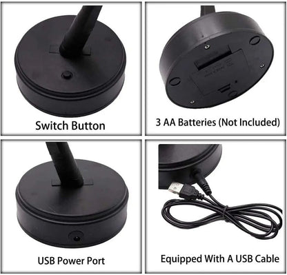 Cherry Blossom LED Bonsai Tree Lamp  USB Or Battery Powered Touch Switch Warm White Light For Home  5