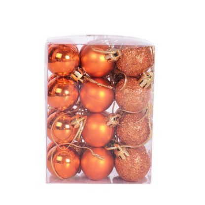 Mini Christmas Balls Ornaments, Flocked Christmas Balls, Christmas Tree Hanging Decor