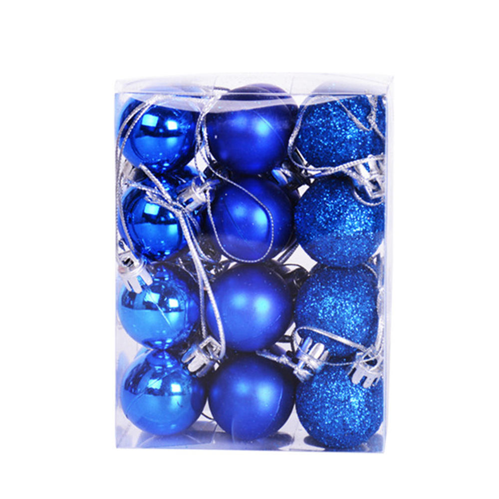 Mini Christmas Balls Ornaments, Flocked Christmas Balls, Christmas Tree Hanging Decor